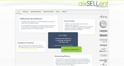 Desktop Screenshot of aixsellent.de